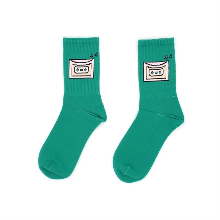 Zöld rajzfilm zokni