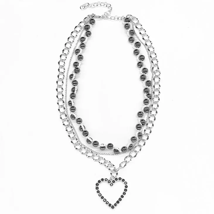 Szív nyaklánc készlet