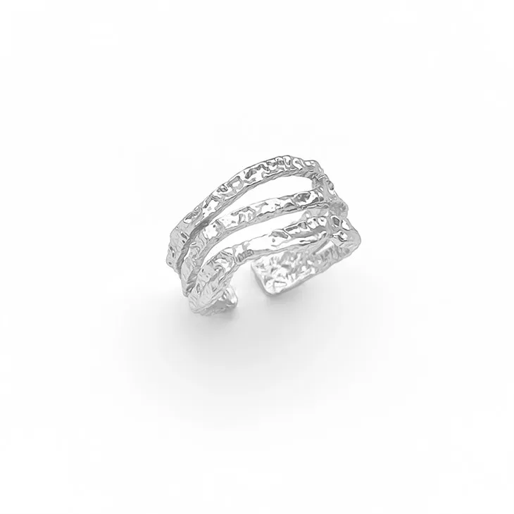 Ezüst hármas gyűrű